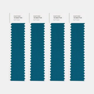 PANTONE ® COTTON SWATCH CARD
a doppio strato, tagliata in 4 strisce di 
2,5 cm x 11 cm ciascuna....